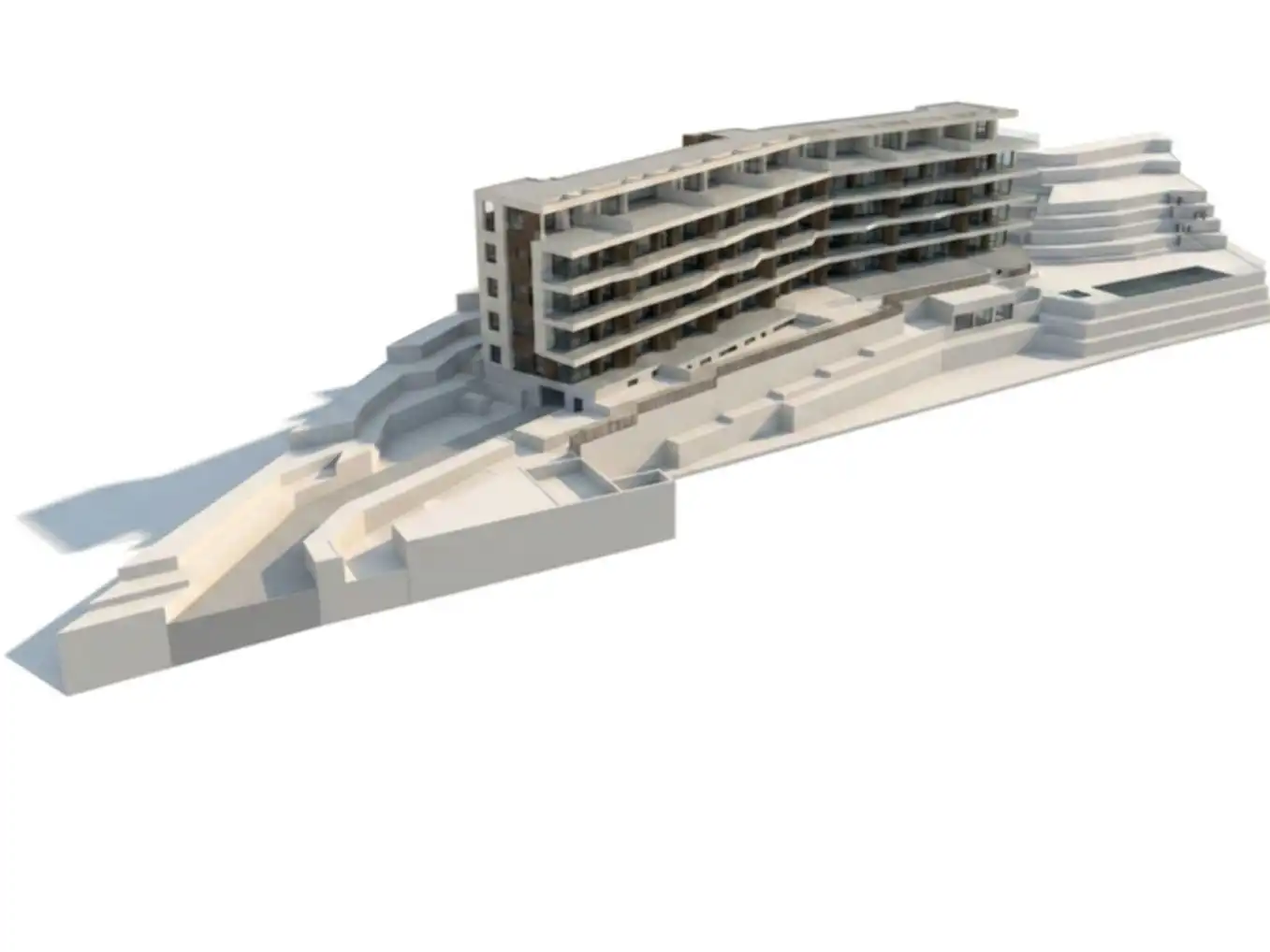 Außenansicht von Wohnung zum Verkauf in Villajoyosa / La Vila Joiosa mit Klimaanlage, Schwimmbad und Balkon