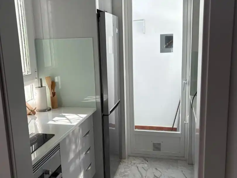Cuina de Apartament de lloguer en Villanueva de la Serena amb Aire condicionat