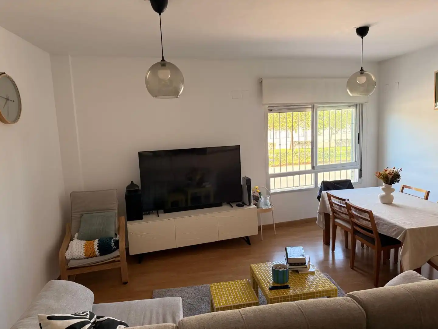 Sala de estar de Piso de alquiler en Massalavés con Parquet, Trastero y Amueblado