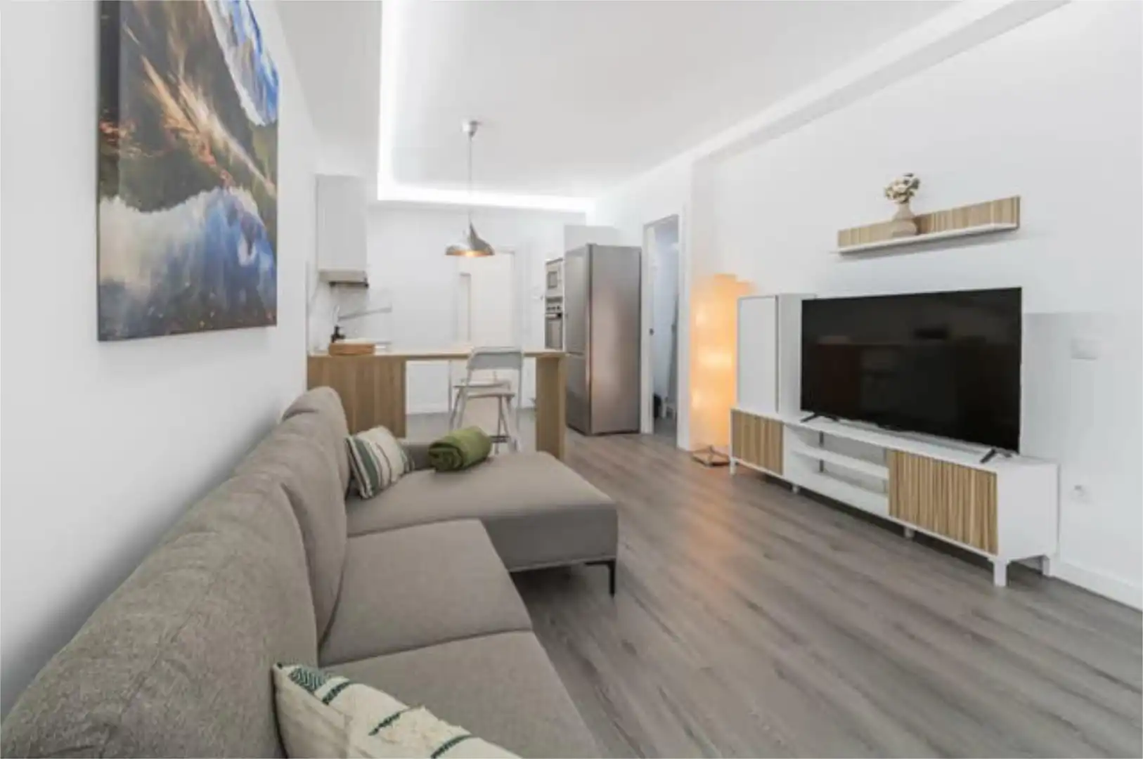 Sala de estar de Ático de alquiler en Las Palmas de Gran Canaria con Terraza y Amueblado