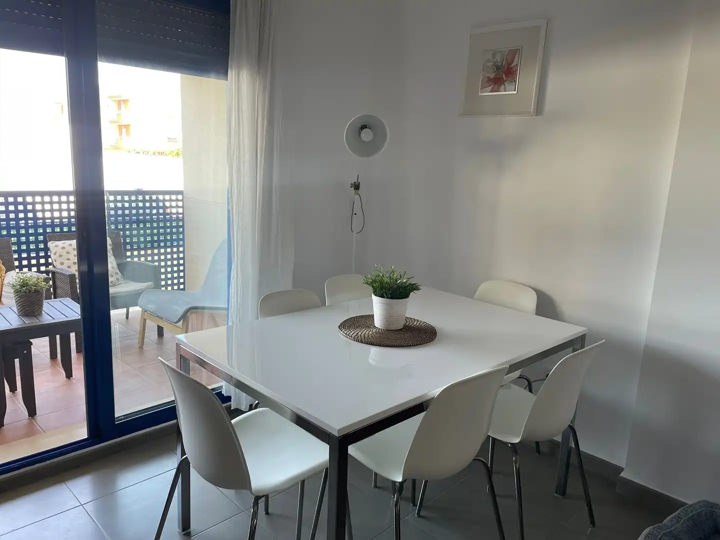 Menjador de Apartament de lloguer en Águilas amb Aire condicionat, Calefacció i Terrassa