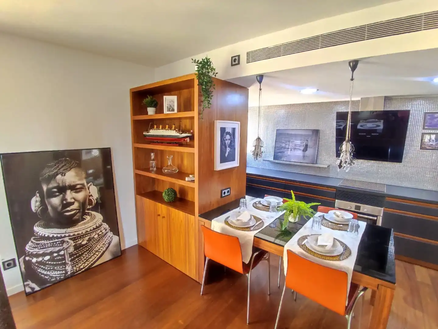 Flat for rent in Avenida Europa, 9, Vistalegre Dining room of Flat for rent in Murcia Capital with Air Conditioner
