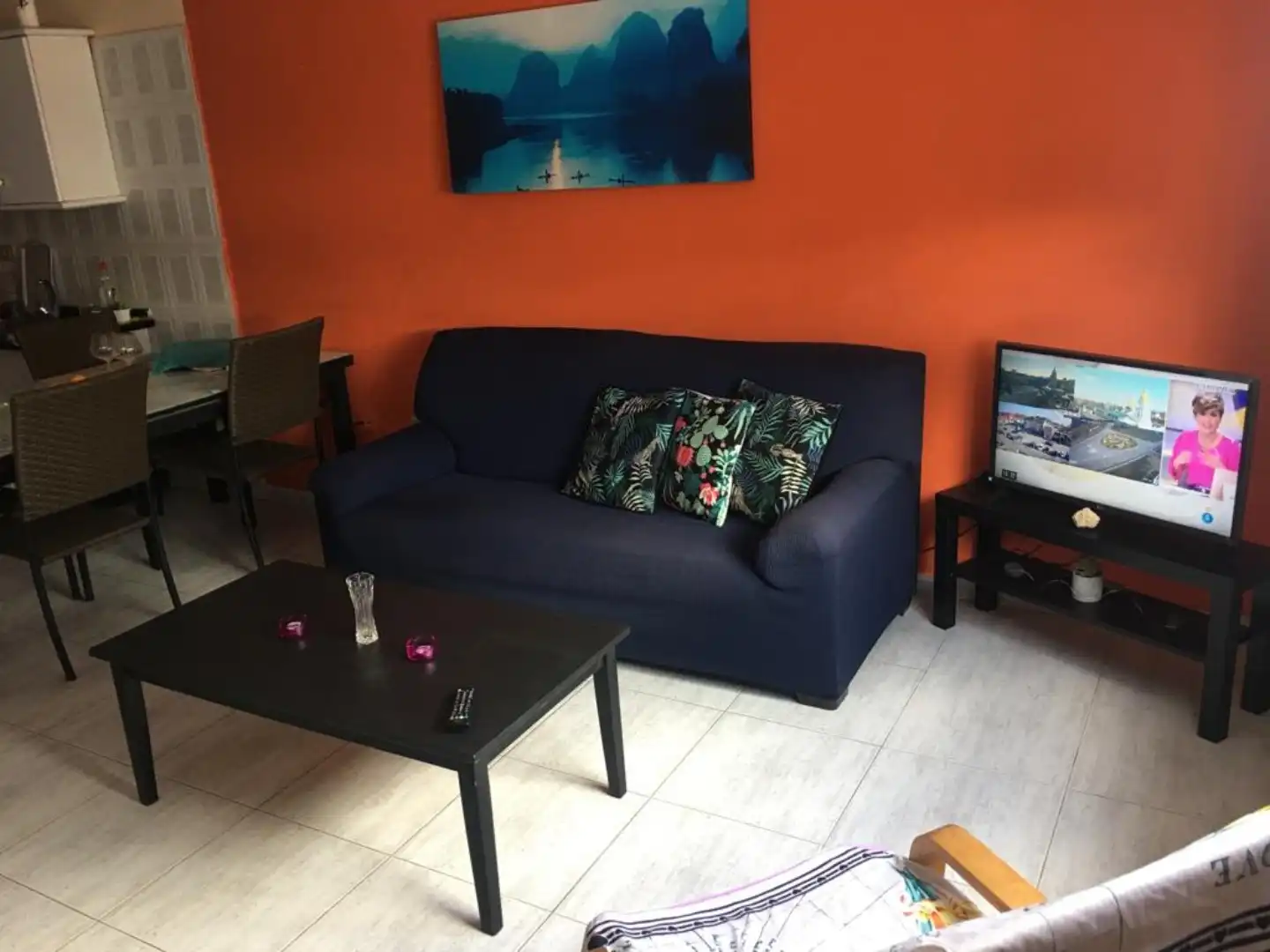Sala de estar de Piso de alquiler en San Cristóbal de la Laguna con Amueblado, Horno y Lavadora