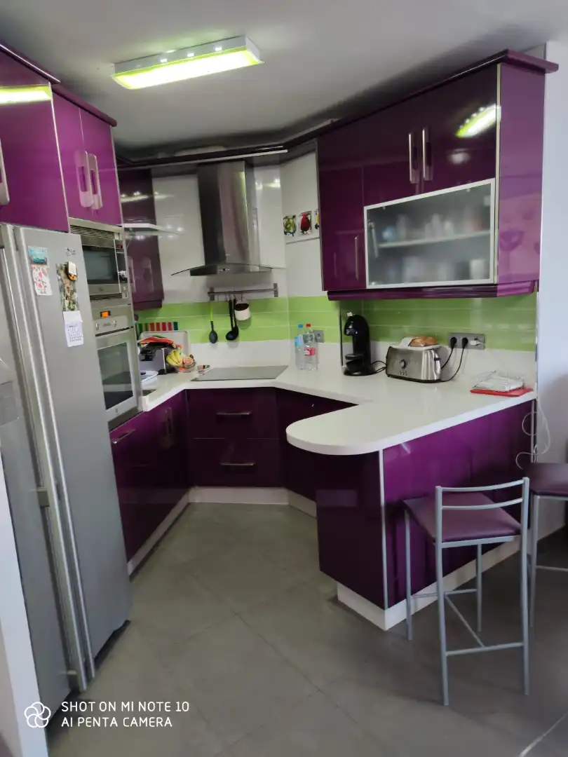 Flat for rent in Lugar Puerto Real, 39, La Carihuela - Los Nidos Kitchen of Flat for rent in Torremolinos with Air Conditioner, Heating and Private garden