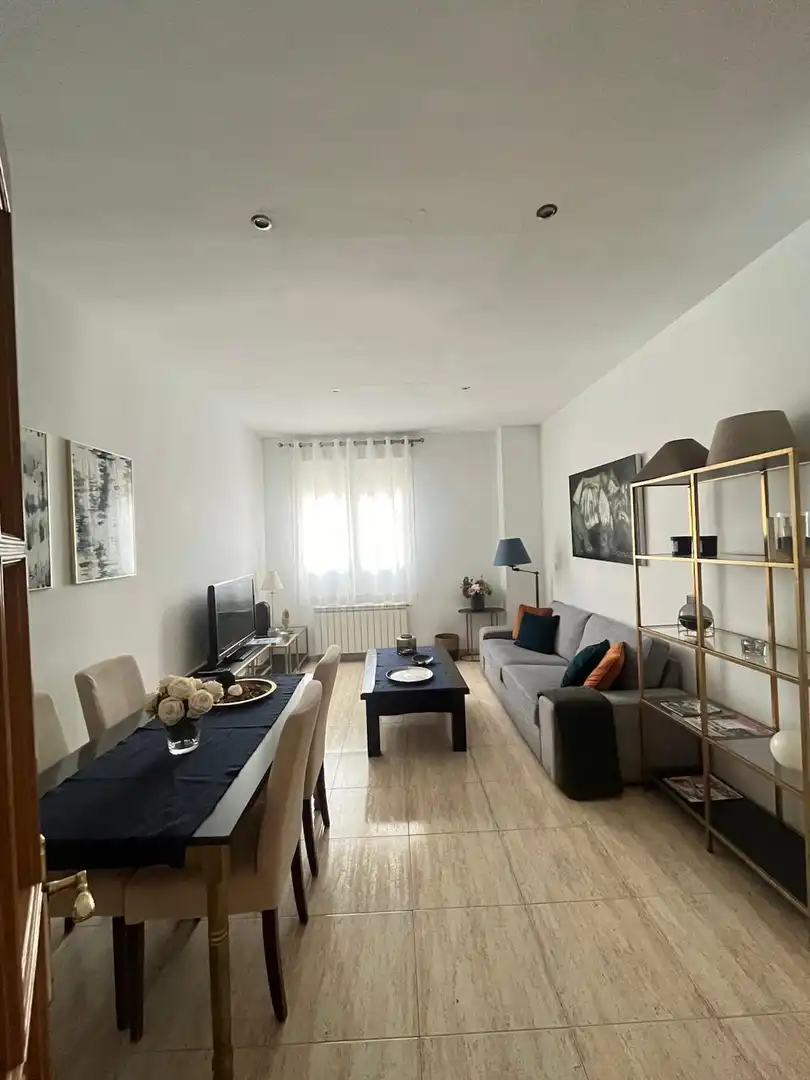 Living room of Flat for rent in Mérida  with Air Conditioner, Heating and Furnished