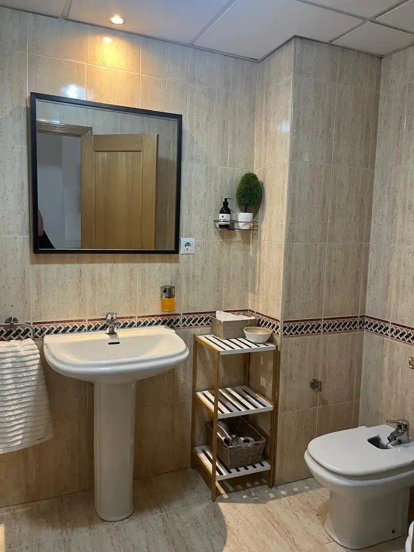 Bathroom of Flat for rent in Mérida  with Air Conditioner, Heating and Furnished