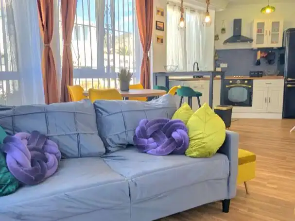 Apartament en venda a Calle Córdoba, 15, Nueva Nerja Sala d'estar de Apartament en venda en Nerja amb Aire condicionat