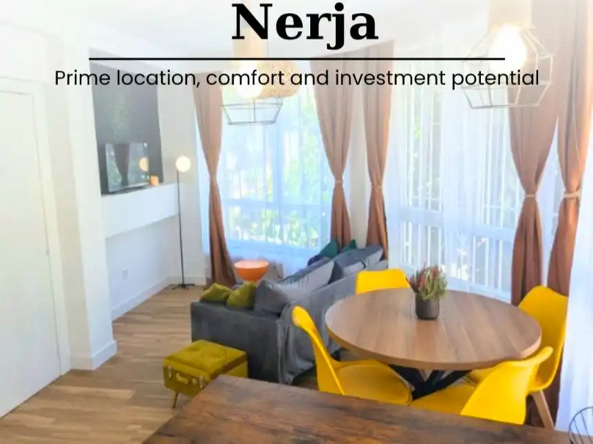 Apartament en venda a Calle Córdoba, 15, Nueva Nerja Sala d'estar de Apartament en venda en Nerja amb Aire condicionat
