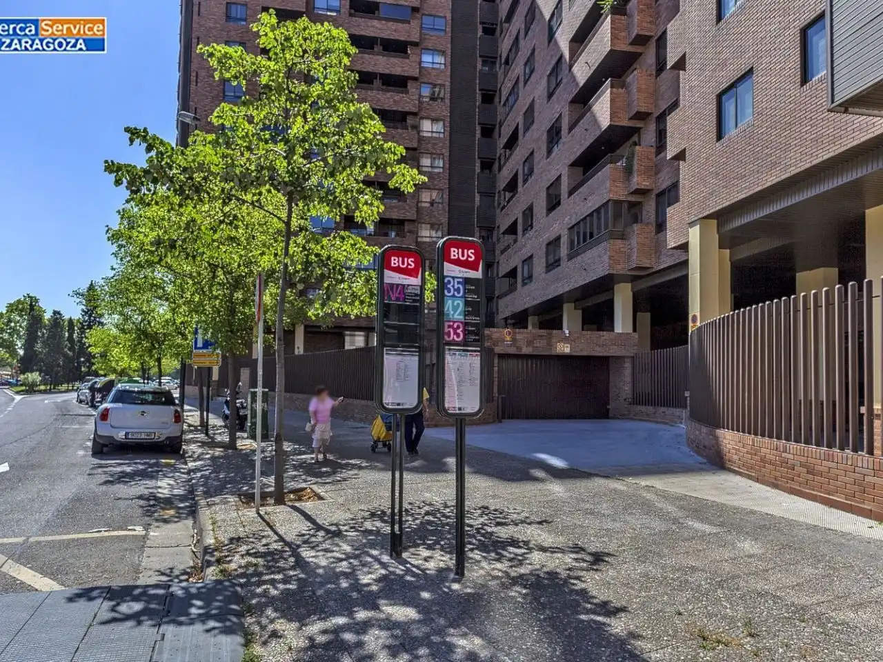Flat for rent in Avenida de Juan Pablo II, 76, Romareda Exterior view of Flat for rent in Zaragoza with Air Conditioner, Heating and Private garden