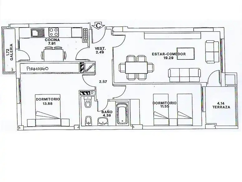 Flat for rent in Avenida de Juan Pablo II, 76, Romareda Flat for rent in Zaragoza with Air Conditioner, Heating and Private garden