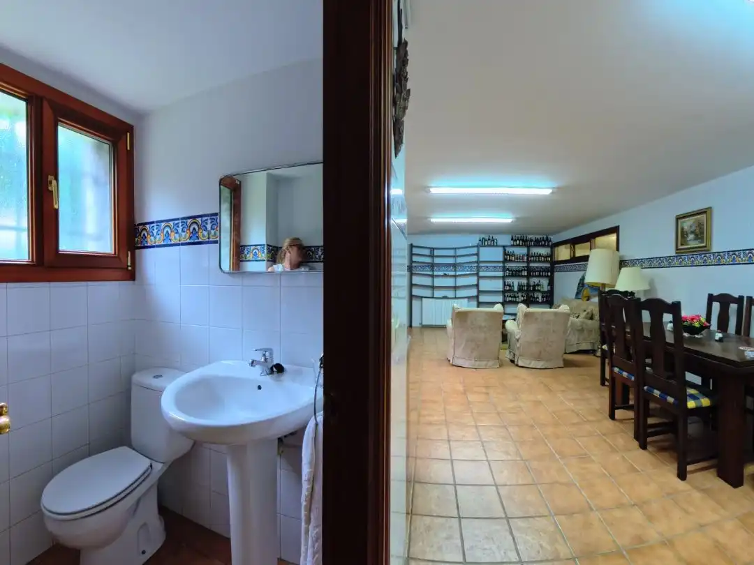 Baño de Casa o chalet en venta en Leioa con Calefacción, Jardín privado y Parquet