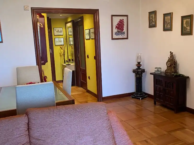 Sala de estar de Piso de alquiler en Santander con Calefacción, Parquet y Amueblado