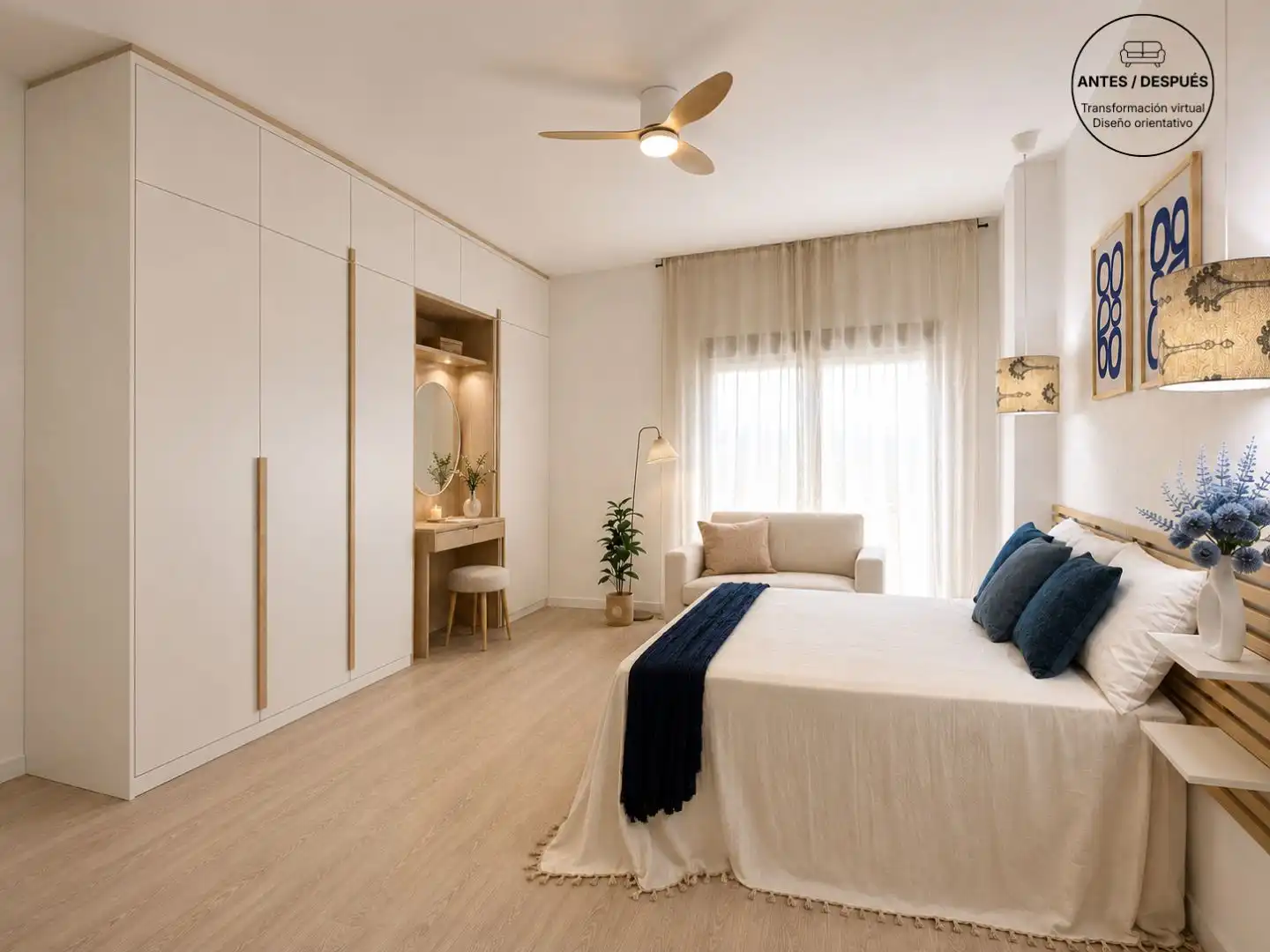 Wohnung zum Verkauf in Avenida la Aeronáutica, 9, Urbadiez - Entrepuentes Schlafzimmer von Wohnung zum Verkauf in Sevilla Capital mit Klimaanlage