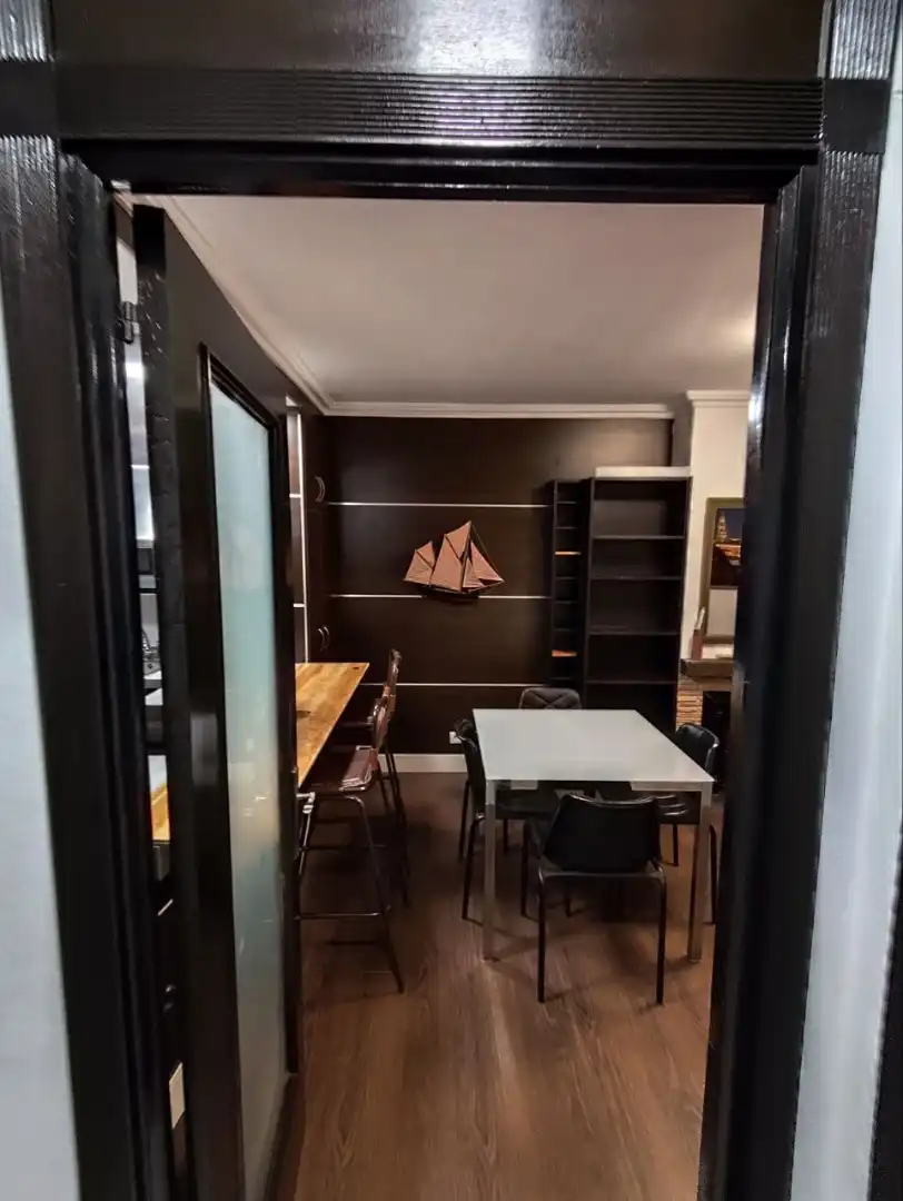 Comedor de Piso de alquiler en Oleiros con Calefacción, Parquet y Amueblado