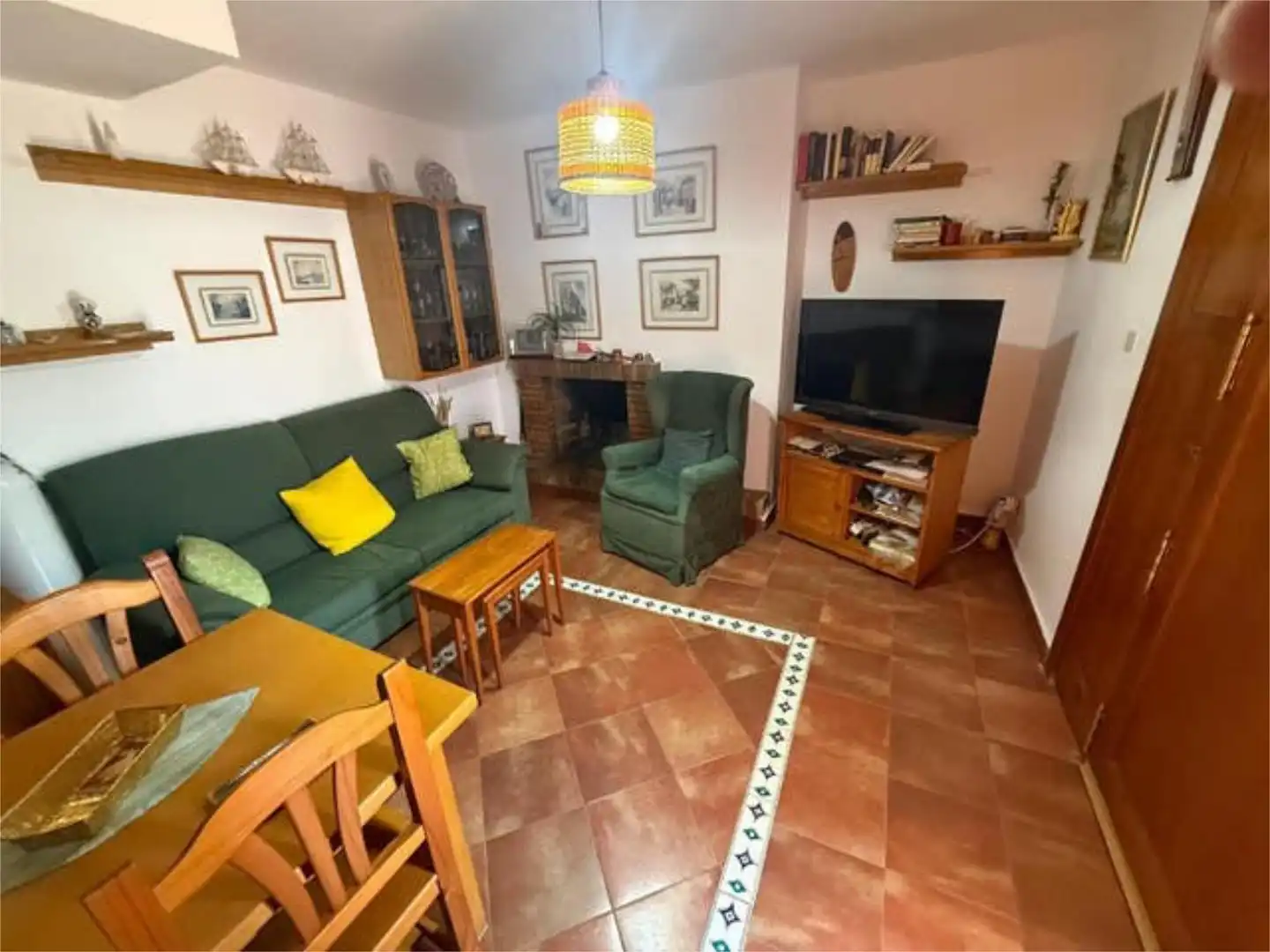 Sala d'estar de Apartament de lloguer en Mazagón amb Terrassa i Moblat