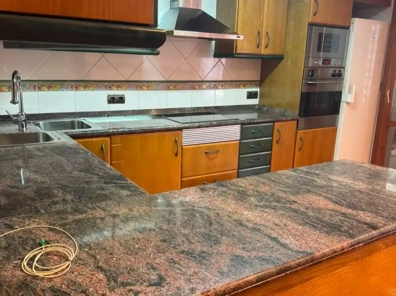 Pis de lloguer a Carrer Col·legi, 22, La Bordeta Cuina de Pis de lloguer en Lleida amb Aire condicionat, Calefacció i Parquet