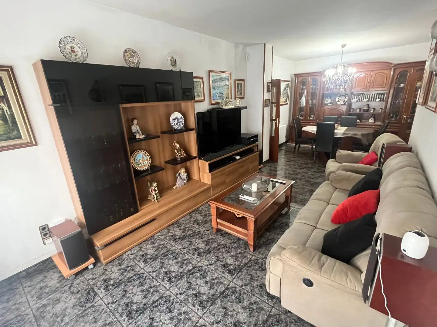 Wohnung zum Verkauf in Carrer del Doctor Pagès, 8, Centre Wohnzimmer von Wohnung zum Verkauf in Santa Coloma de Gramenet mit Klimaanlage und Balkon
