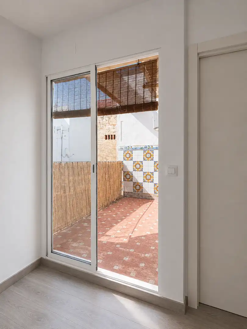 Balcony of Flat for rent in Badajoz  with Air Conditioner, Parquet flooring and Terrace