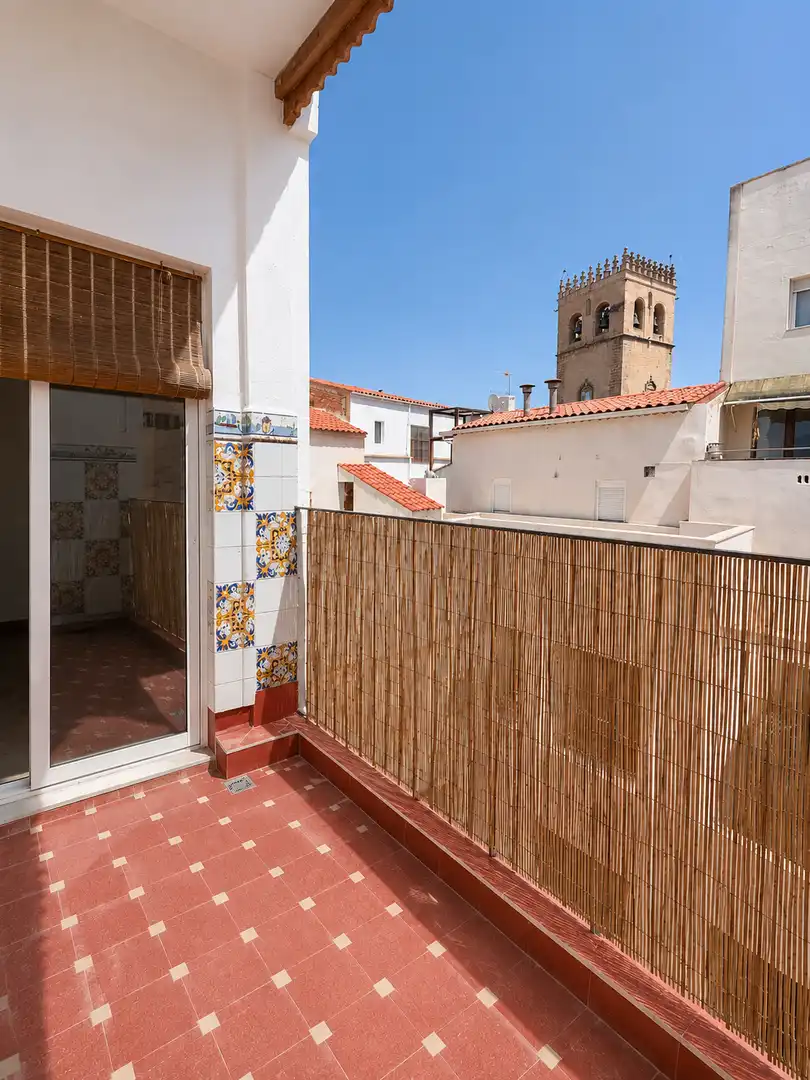 Balcony of Flat for rent in Badajoz  with Air Conditioner, Parquet flooring and Terrace