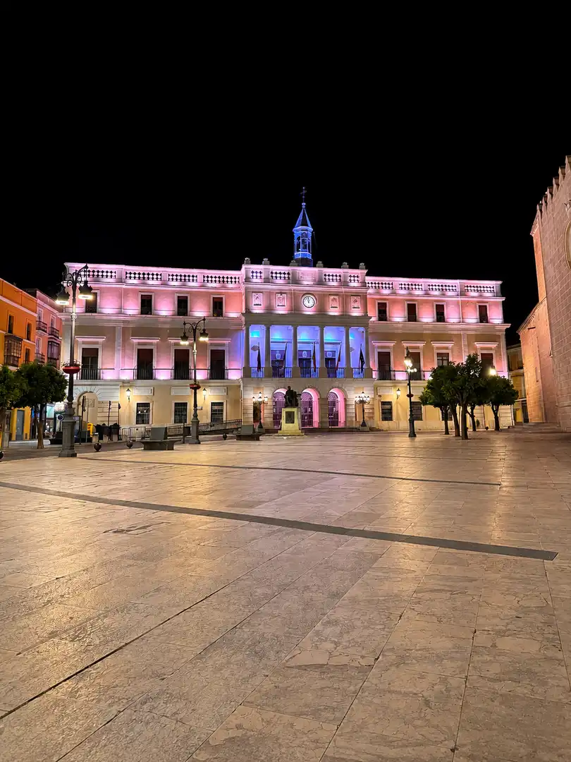 Exterior view of Flat for rent in Badajoz  with Air Conditioner, Parquet flooring and Terrace