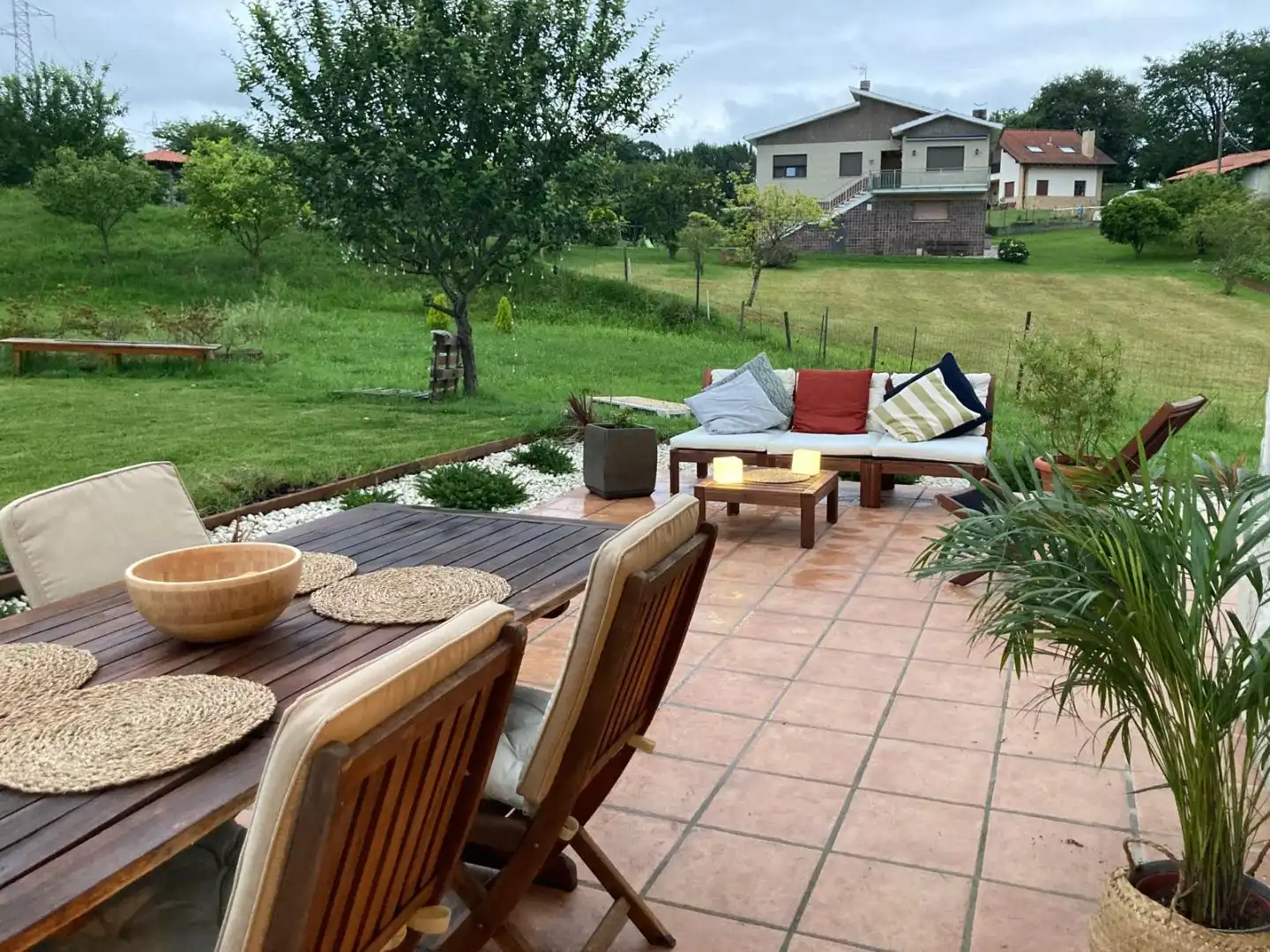 Terraza de Casa o chalet de alquiler en Siero con Calefacción, Jardín privado y Parquet