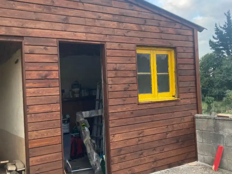 Vista exterior de Casa o chalet de alquiler en Siero con Calefacción, Jardín privado y Parquet
