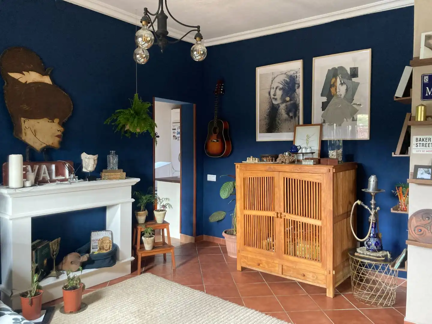 Sala de estar de Casa o chalet de alquiler en Siero con Calefacción, Jardín privado y Parquet
