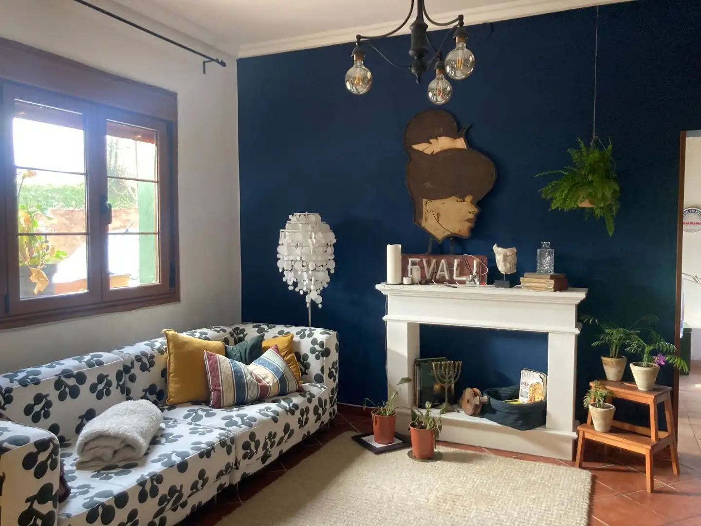 Sala de estar de Casa o chalet de alquiler en Siero con Calefacción, Jardín privado y Parquet