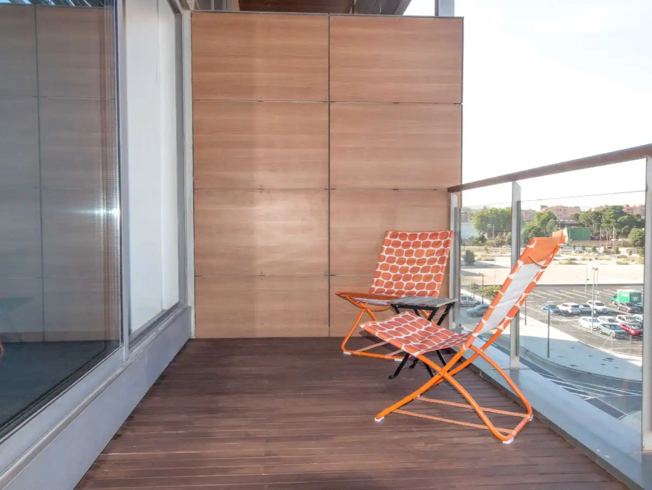 Dachboden zur Miete in Carrer de la Creu Roja, 1, Vara de Quart Terrasse von Dachboden zur Miete in Valencia mit Klimaanlage, Parkett und Terrasse