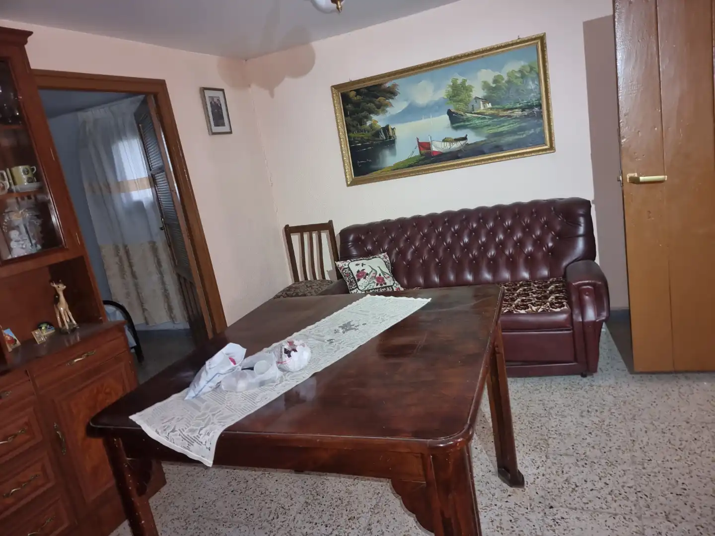 Sala de estar de Piso en venta en Villalba de Perejil con Parquet, Trastero y Amueblado