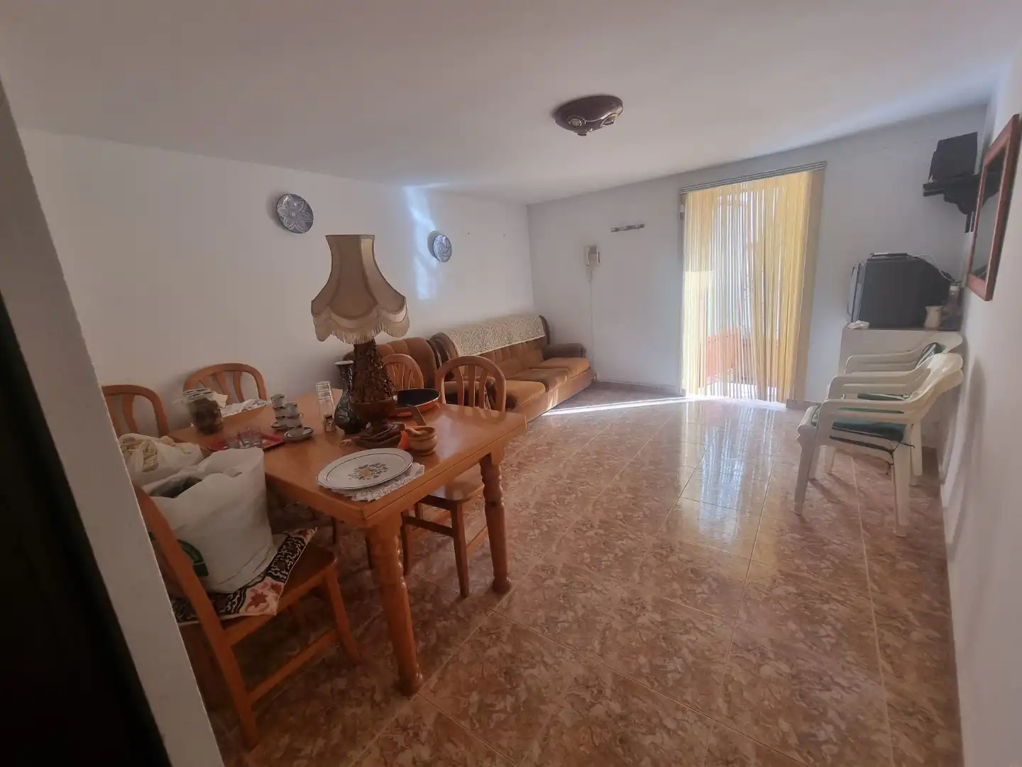 Sala de estar de Piso en venta en Villalba de Perejil con Parquet, Trastero y Amueblado