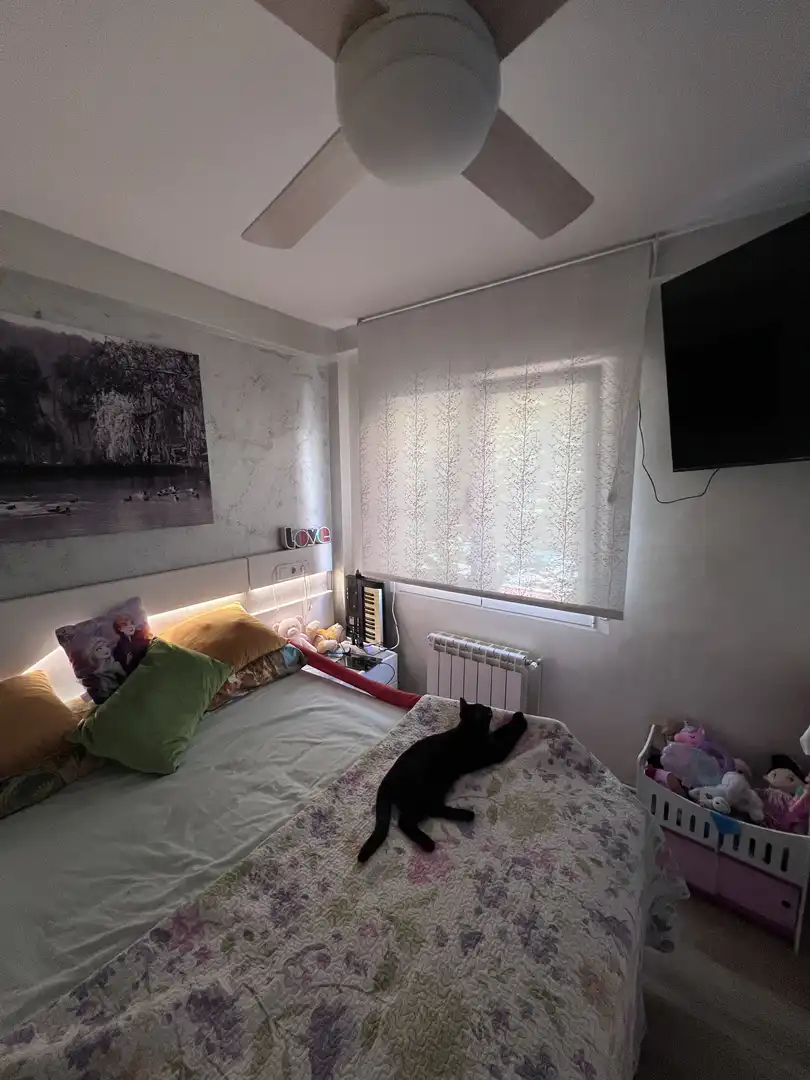 Schlafzimmer von Wohnung zum Verkauf in  Madrid Capital mit Klimaanlage und Balkon
