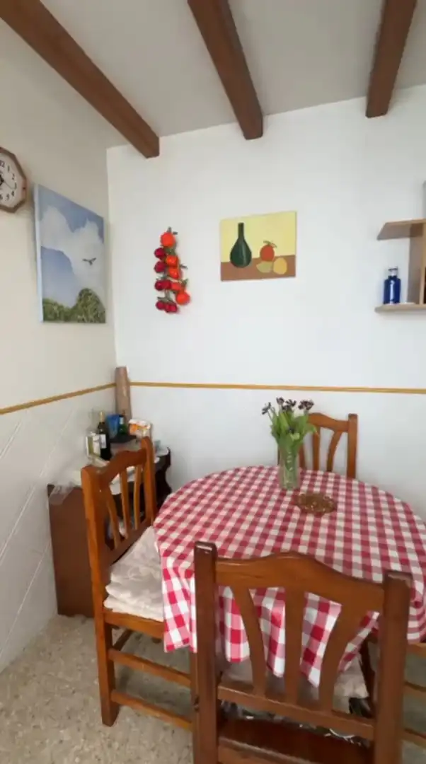 Dining room of Flat for rent in Elche / Elx  with Heating, Furnished and Oven