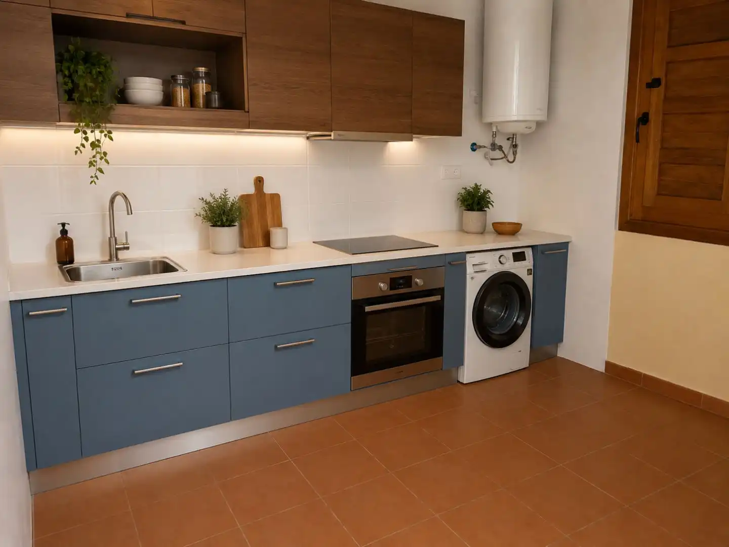 Kitchen of Detached homes for rent in Horcajo de la Sierra - Aoslos  with Heating, Private garden and Balcony