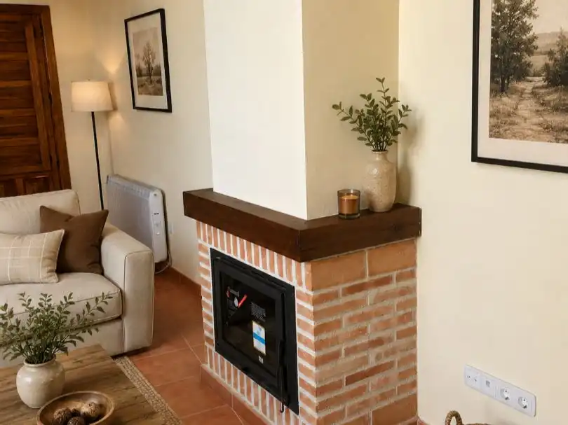 Living room of Detached homes for rent in Horcajo de la Sierra - Aoslos  with Heating, Private garden and Balcony