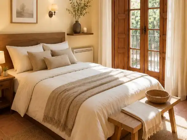 Bedroom of Detached homes for rent in Horcajo de la Sierra - Aoslos  with Heating, Private garden and Balcony