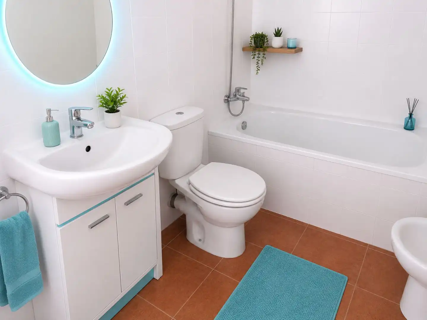 Bathroom of Detached homes for rent in Horcajo de la Sierra - Aoslos  with Heating, Private garden and Balcony