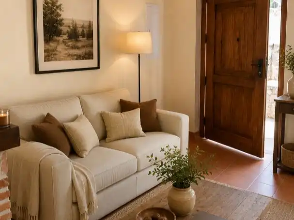 Living room of Detached homes for rent in Horcajo de la Sierra - Aoslos  with Heating, Private garden and Balcony