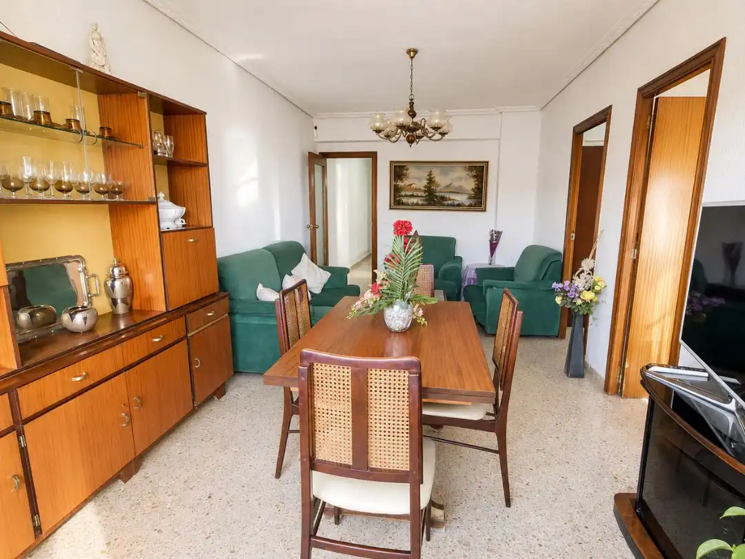 Esszimmer von Wohnung zum Verkauf in Massamagrell mit Klimaanlage und Balkon