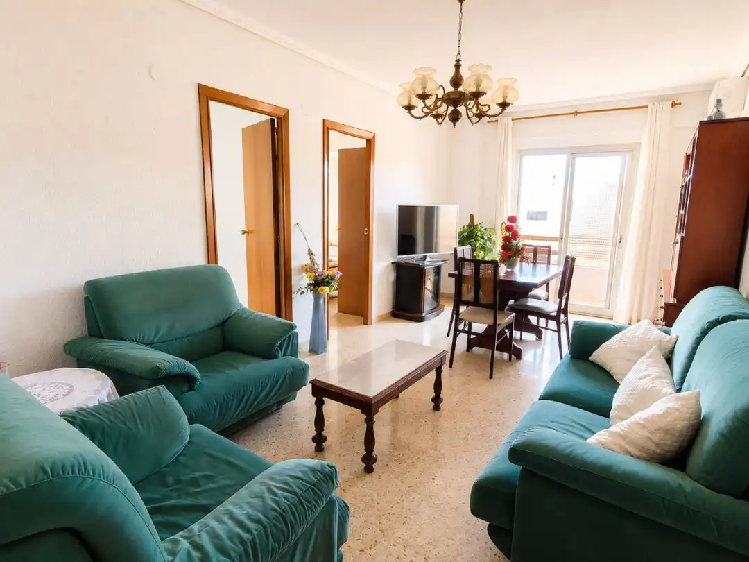 Wohnzimmer von Wohnung zum Verkauf in Massamagrell mit Klimaanlage und Balkon