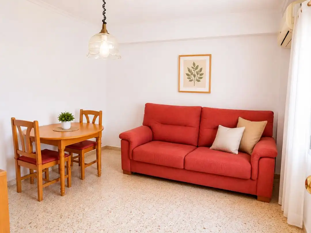 Wohnzimmer von Wohnung zum Verkauf in Massamagrell mit Klimaanlage und Balkon