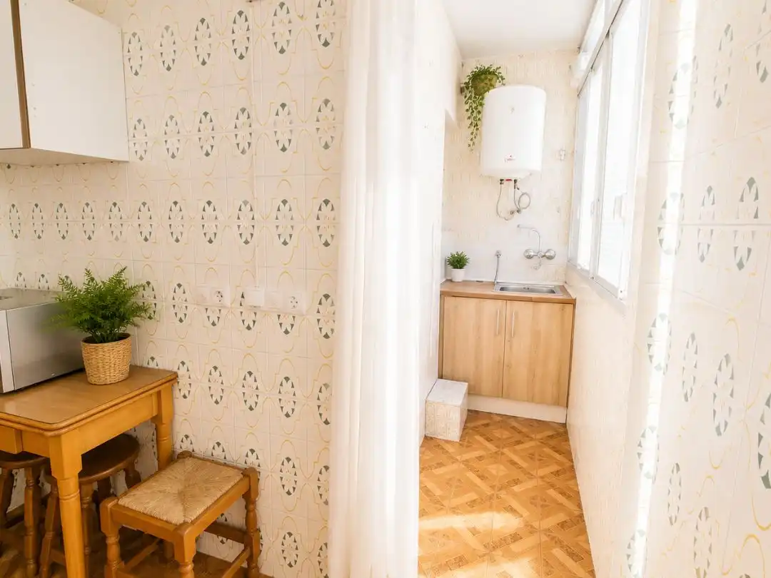 Badezimmer von Wohnung zum Verkauf in Massamagrell mit Klimaanlage und Balkon