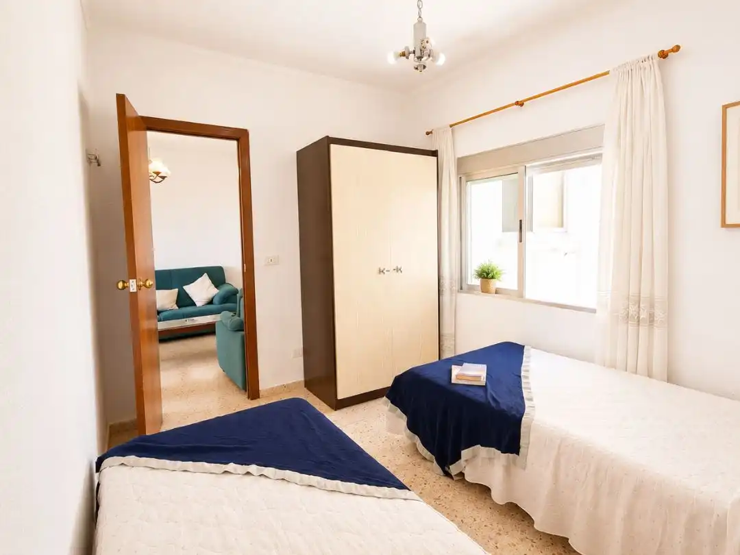Schlafzimmer von Wohnung zum Verkauf in Massamagrell mit Klimaanlage und Balkon