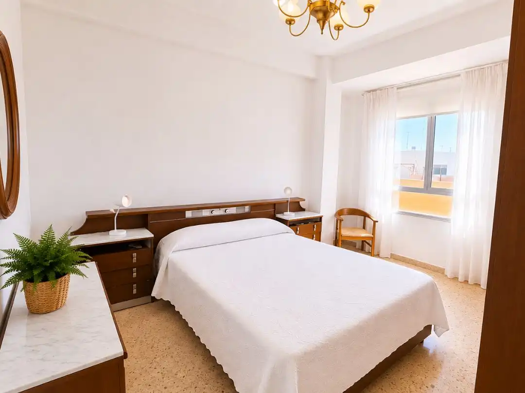 Schlafzimmer von Wohnung zum Verkauf in Massamagrell mit Klimaanlage und Balkon