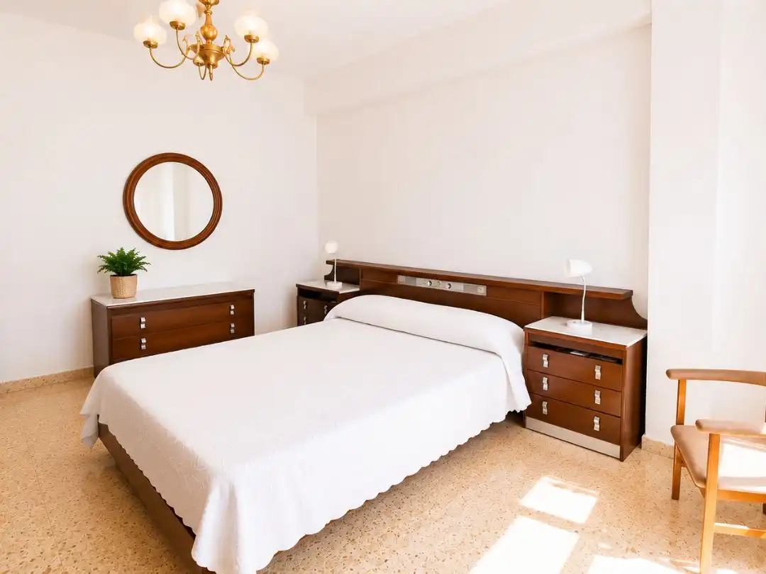 Schlafzimmer von Wohnung zum Verkauf in Massamagrell mit Klimaanlage und Balkon