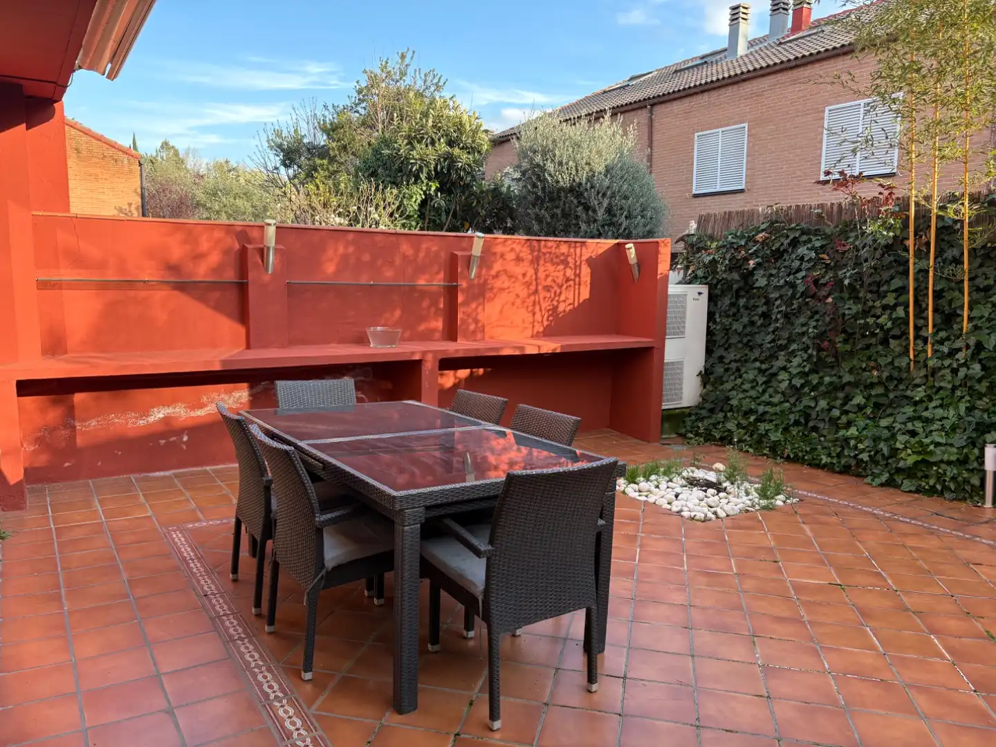 Terraza de Casa o chalet de alquiler en La Moraleja con Aire acondicionado, Calefacción y Jardín privado