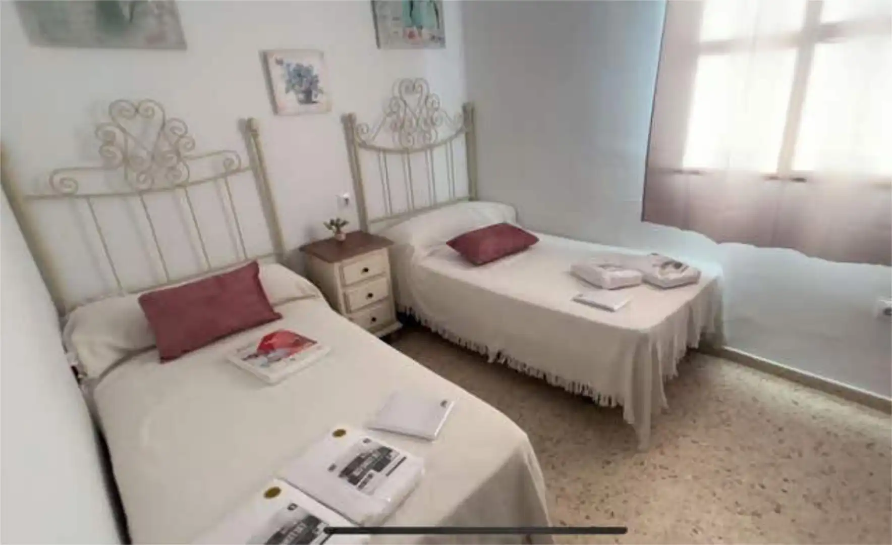 Bedroom of Flat for rent in Chiclana de la Frontera  with Terrace and Furnished