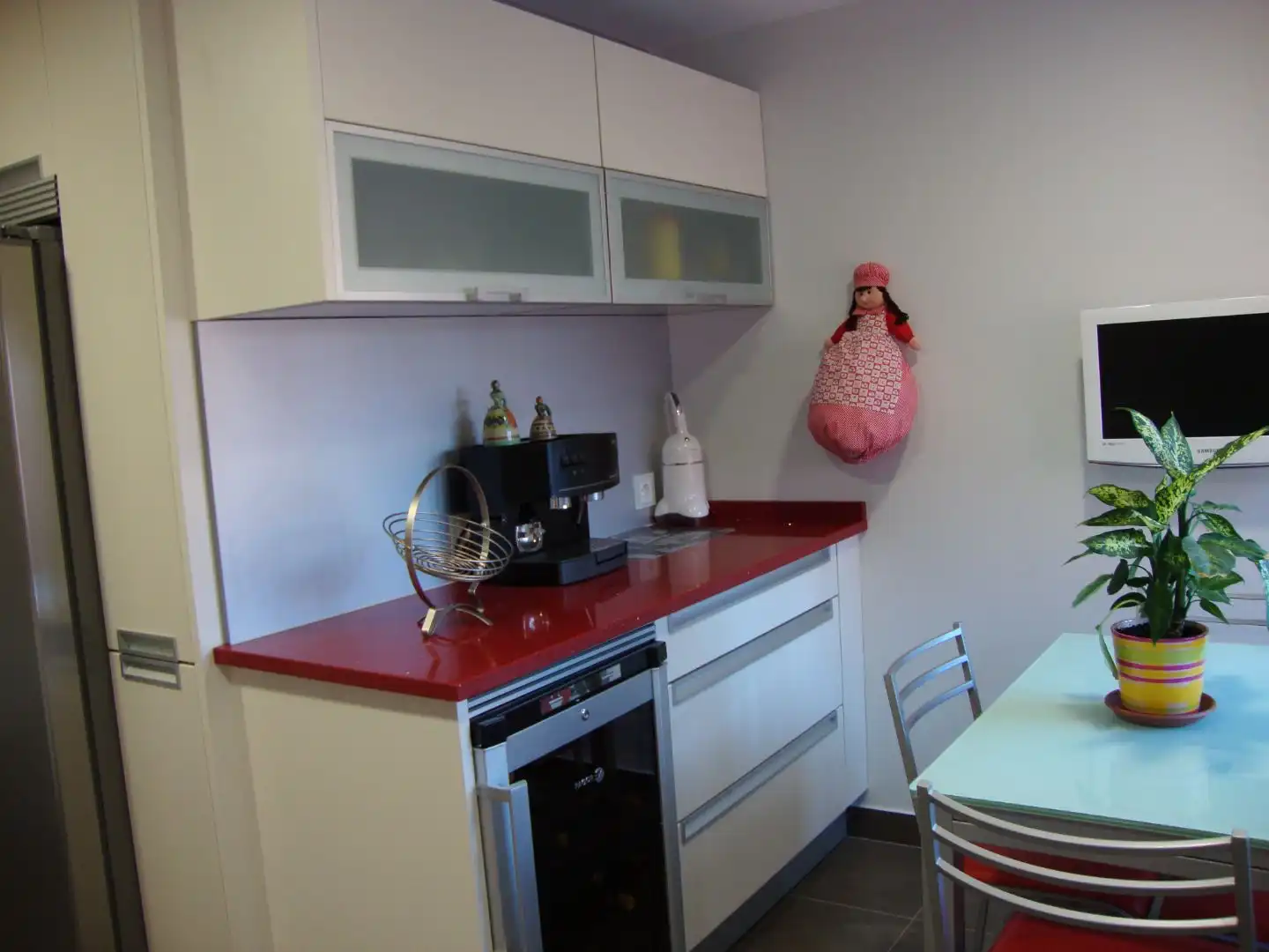 Kitchen of Flat for rent in Madrid  with Air Conditioner, Heating and Terrace