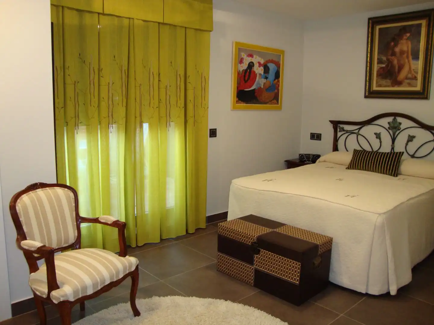 Bedroom of Flat for rent in Madrid  with Air Conditioner, Heating and Terrace