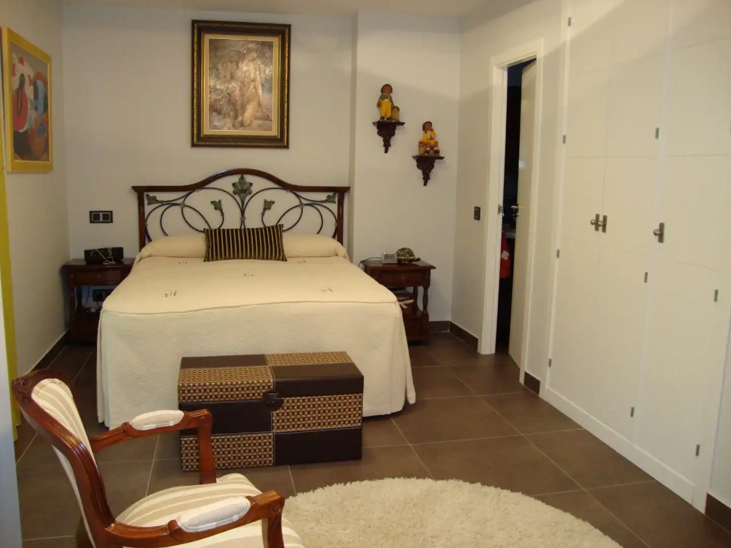 Bedroom of Flat for rent in Madrid  with Air Conditioner, Heating and Terrace